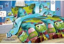Детское постельно белье Корпорация Монстров 1,5 спальный комплект 