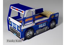 Кровать-машина Полиция для детей 
