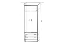 Шкаф серии Винни Пух для хранения - схема и размеры 