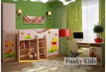 комплект детской мебели Винни Пух - серия от Фанки Кидз для детей от 3-х лет