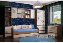 Готовая детская комната Пираты - комплект мебели 