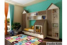 Мебель в детскую комнату городок + кровать домик
