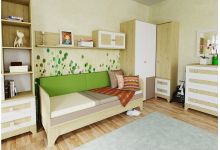 Детская и подростковая серия мебели Индиго 38 Попугаев - готовая комната 