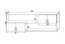 схема и размеры подвесного моста Фанки Кидз Лилак 