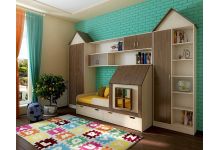 Детская комната Фанки Кидз и кровать для одного ребенка 