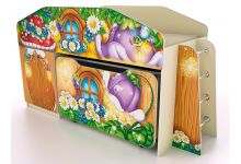 кровать-чердак Лесная Сказка для детей от 3-х лет