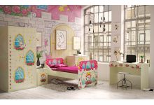 Детская мебель серии Замок Принцессы - готовая комната 