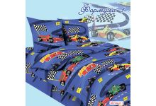 Детское постельное белье Формула 1 для кровати Ламборджини 