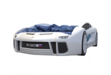 Объемая пластиковая кровать-машина Ламборджини 