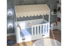 Детская кровать Домик Зайка для детей 