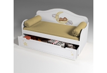 Кровать для детей с рисунком, Мишка 40029 
