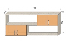 Размеры и схема надкроватного моста Мишки Тедди 