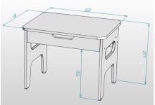 Схема стола СТ-01