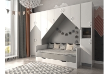 Комплект мебели Нордик с одноярусной кроватью