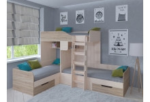Кровать Трио для троих детей