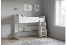 Белая кровать-чердак для детей Легенда К503.53