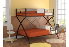 Двухъярусная металлическая кровать Виньола 