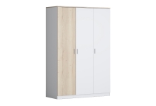 Трёхдверный шкаф для одежды Дельта Лофт Белый/Ирландский дуб