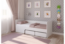 Детская кровать Легенда 40 в белом цвете