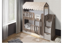 Детская кровать-домик Сказка для двоих детей купить недорого